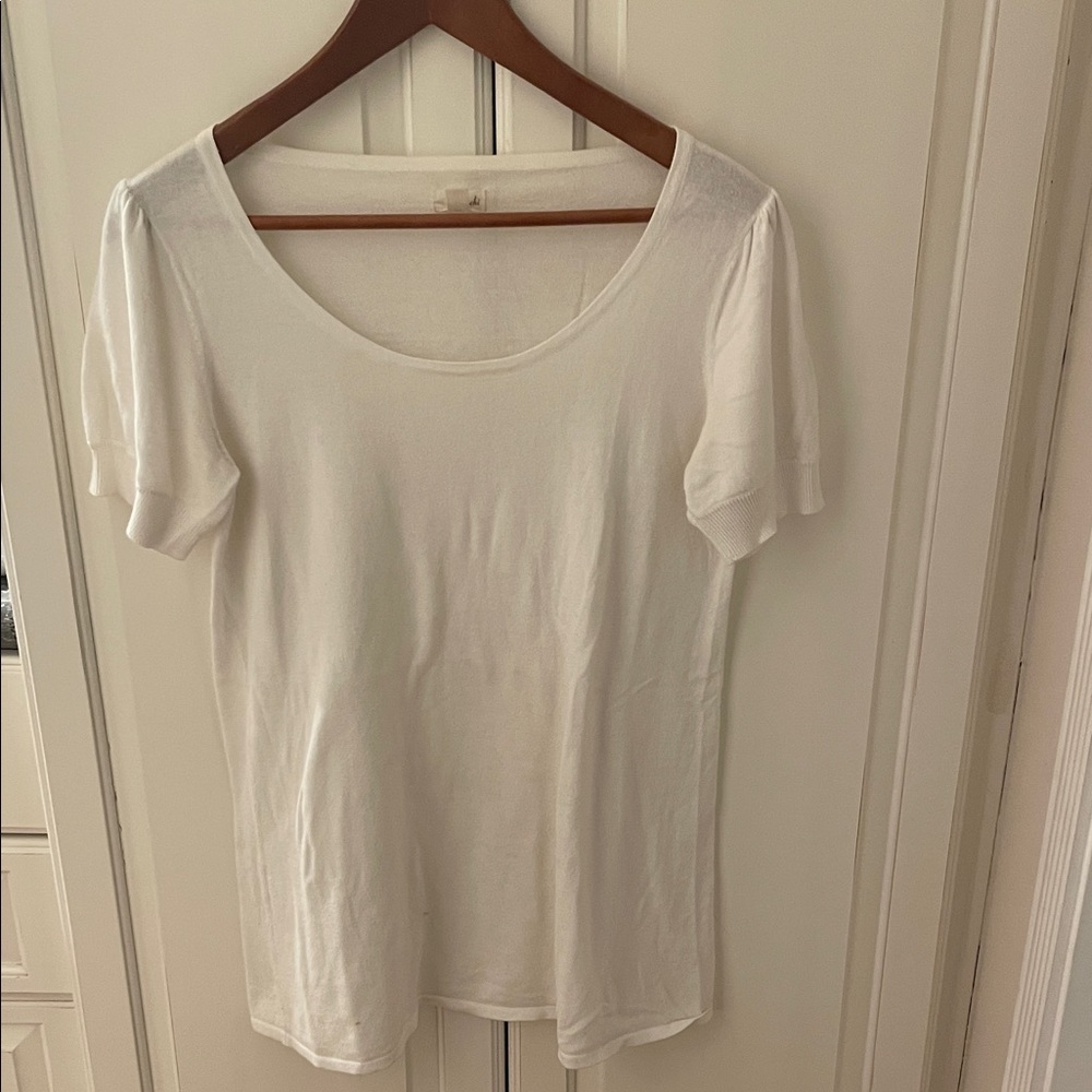 Frenchi White Short Sleeve Tee